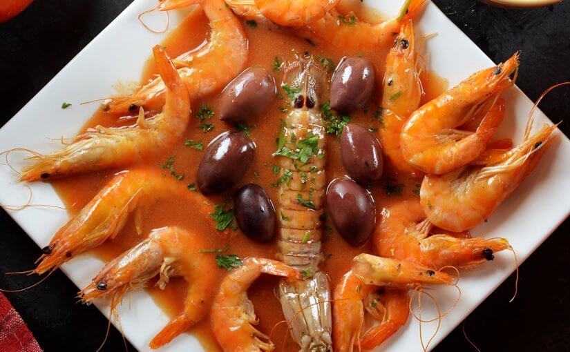 Shrimps in Tomato Garlic Sauce