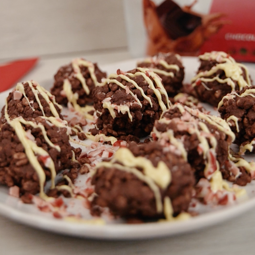 Chocolate Peppermint Protein Balls
